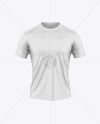 Round Collar Rugby Jersey Mockup - Front View