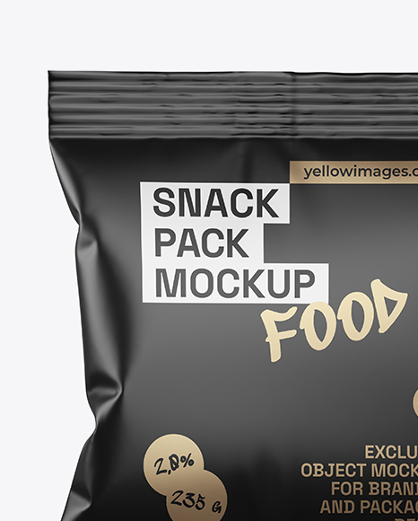 Matte Snack Pack Mockup