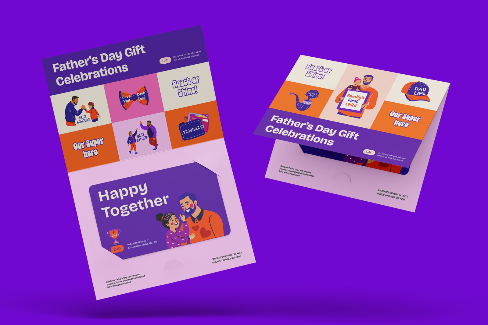Happy Fathers Day Stickers