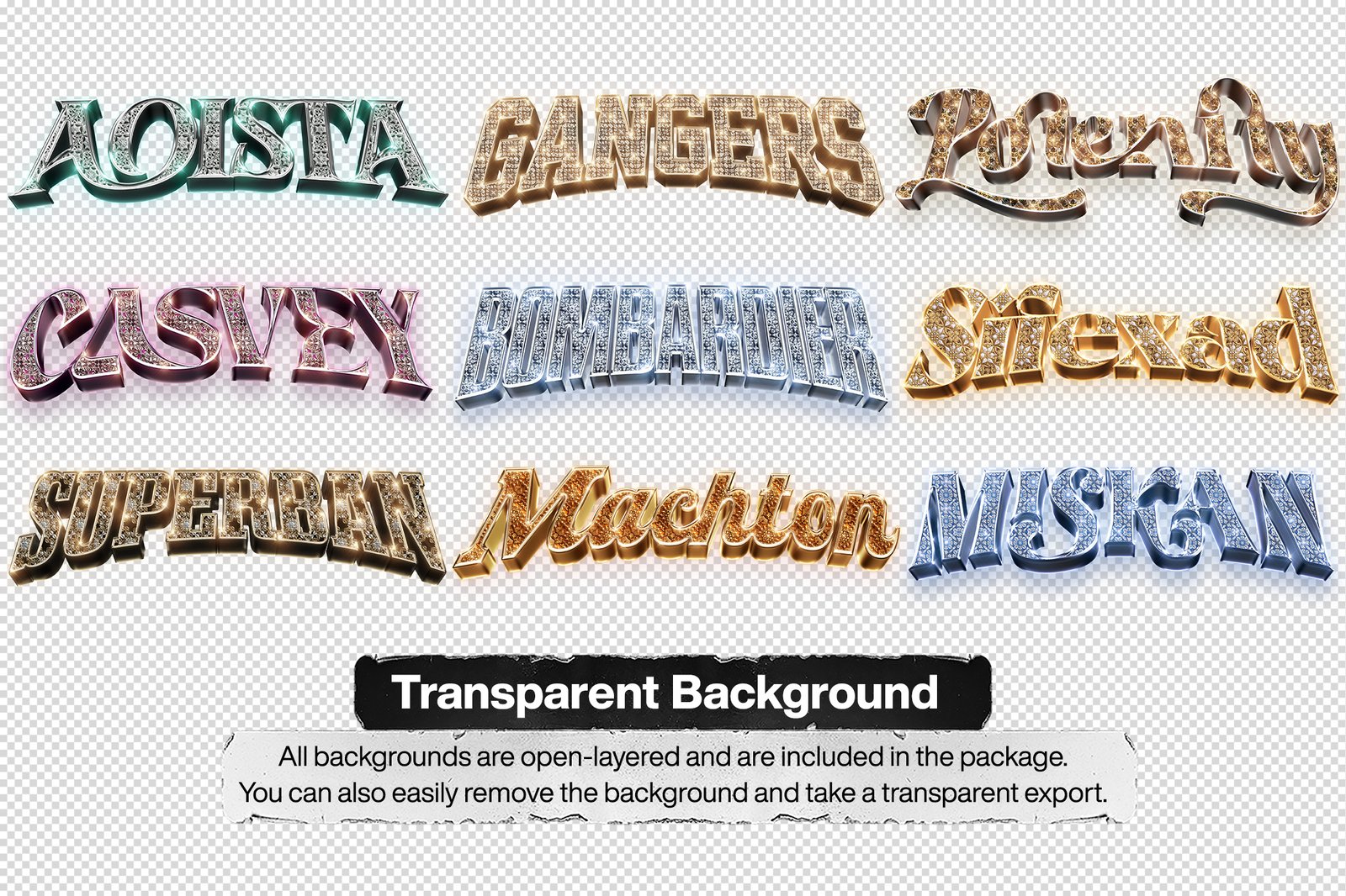 Bling Bling Gold Text Effects Vol. 03