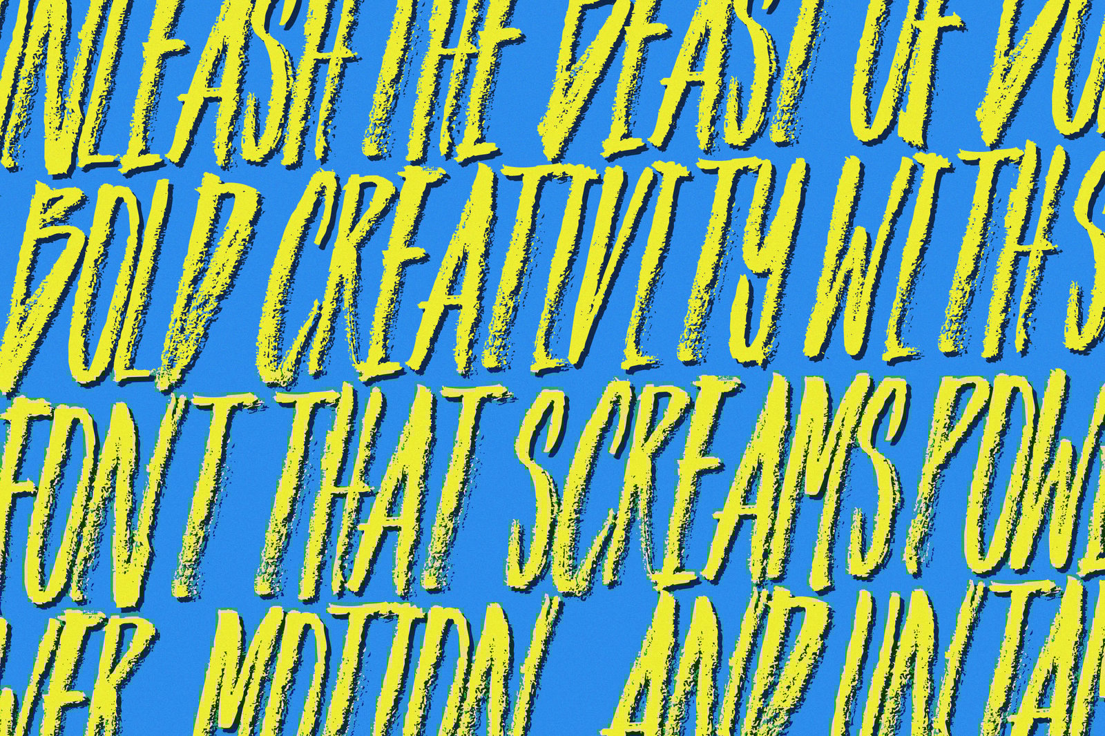 Imagine | Condensed Handwriting Font