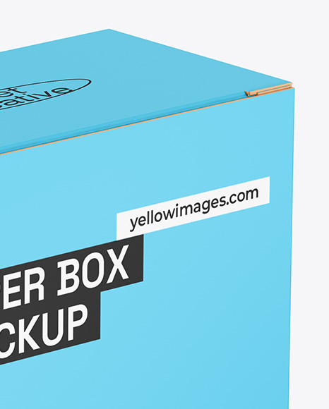 Paper Box Mockup