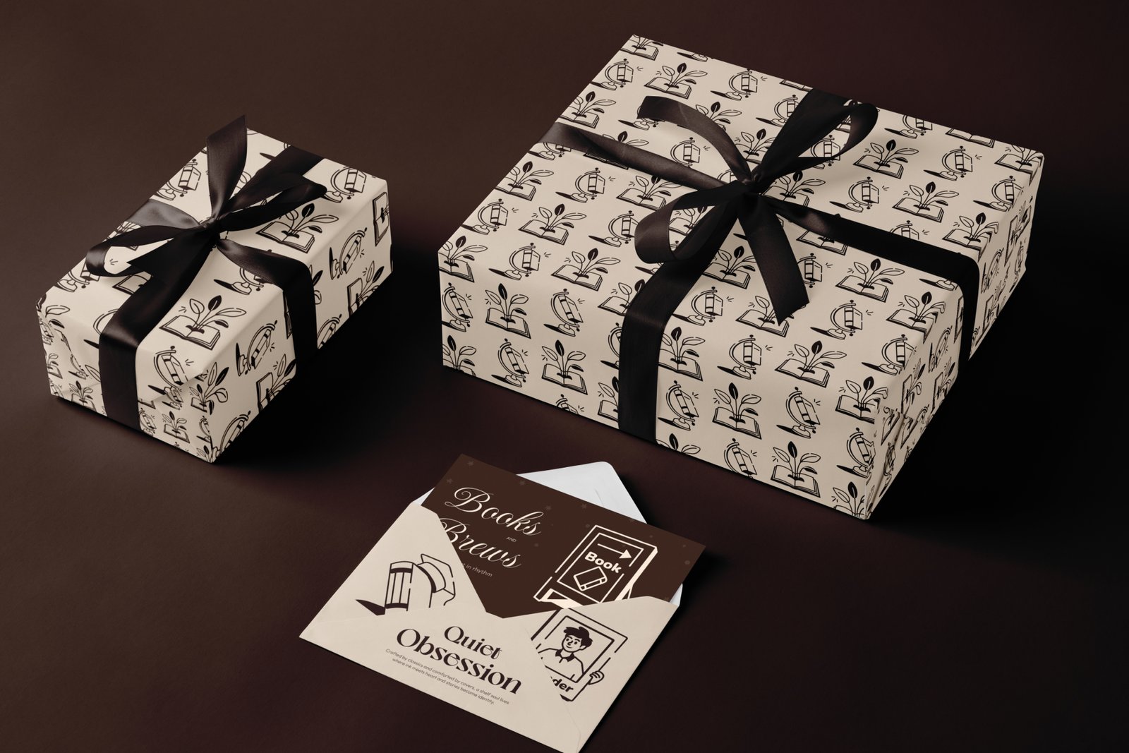 Library Drawing Illustration Set