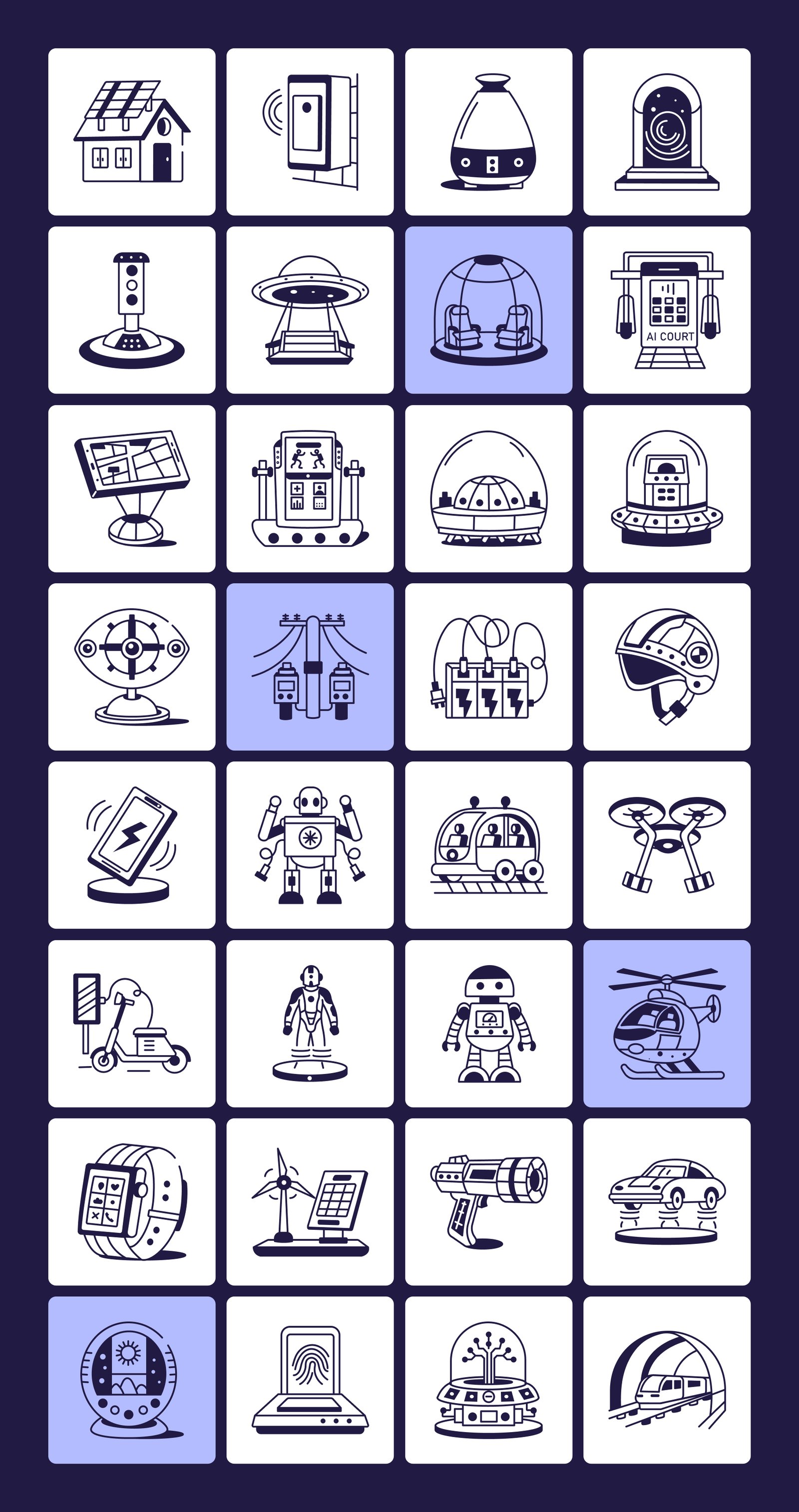 Future City Drawing Art Set