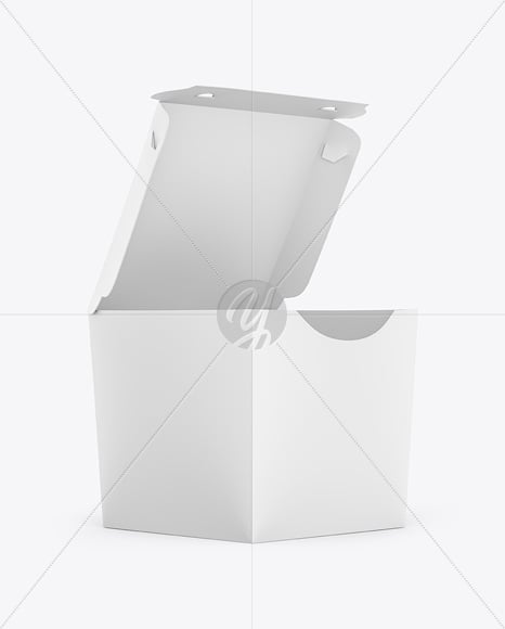 Paper Food Box Mockup