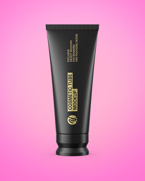 Matte Cosmetic Tube Mockup