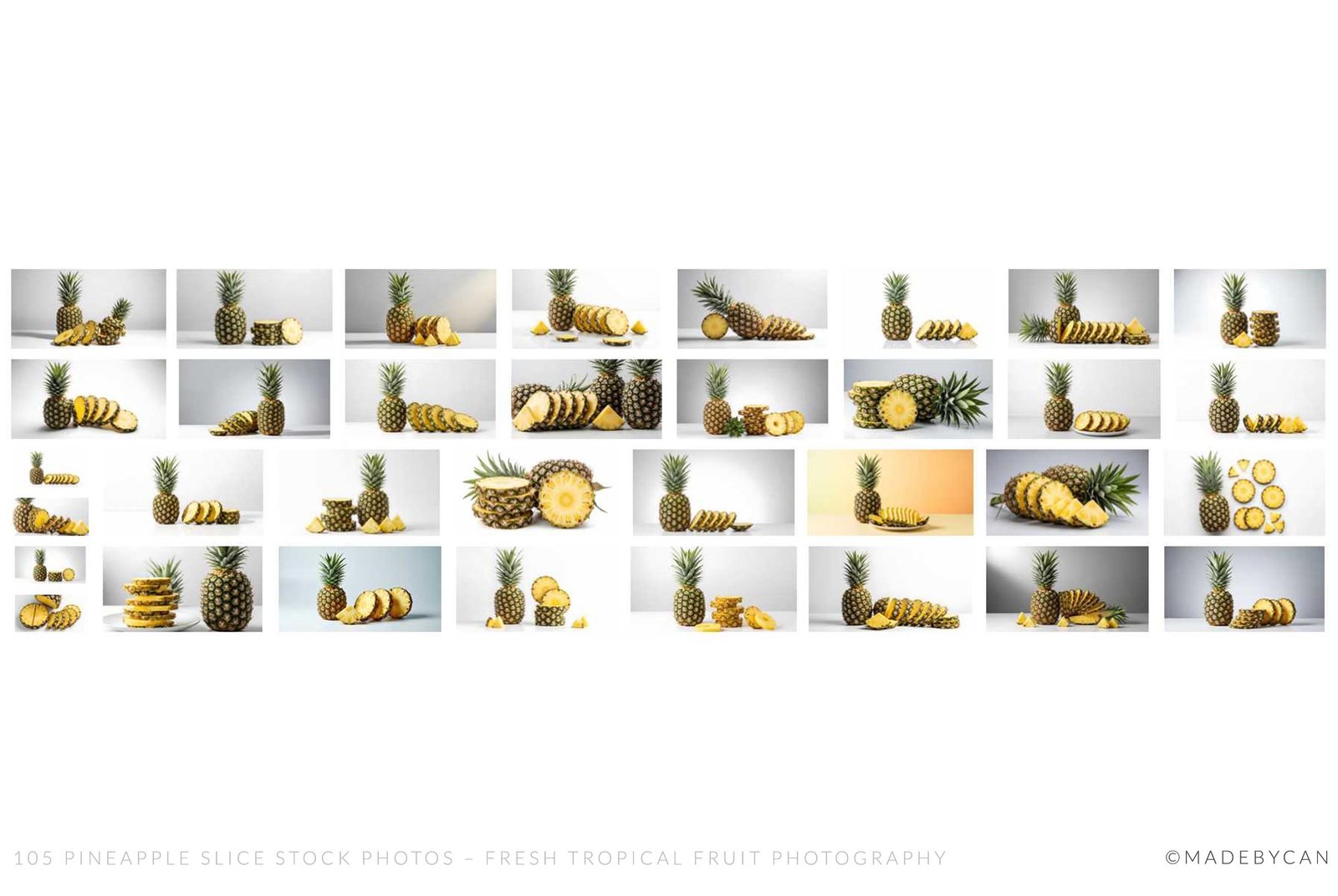 105 Pineapple Slice Stock Photos – Fresh Tropical Fruit Photography
