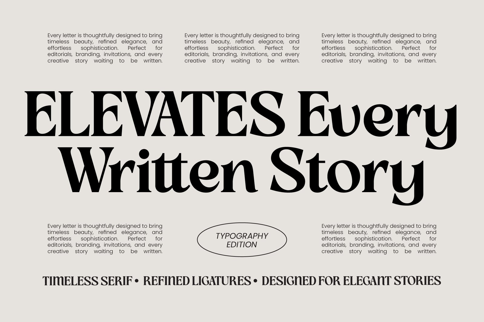 Slow Bar Stories Display Serif