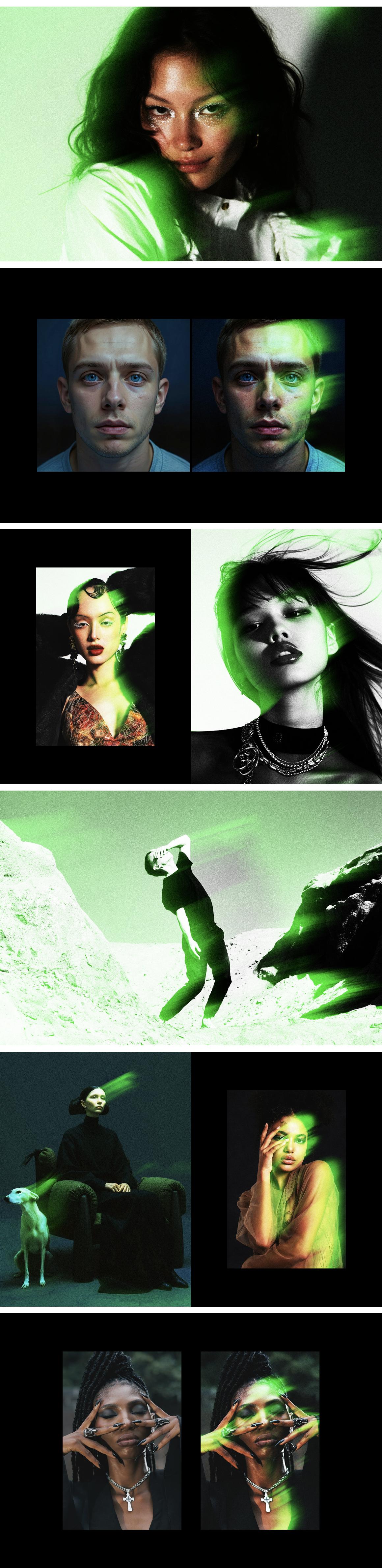 Acid Blur Photo Effect