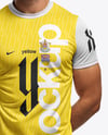 Man Wearing a Full Soccer Kit Mockup