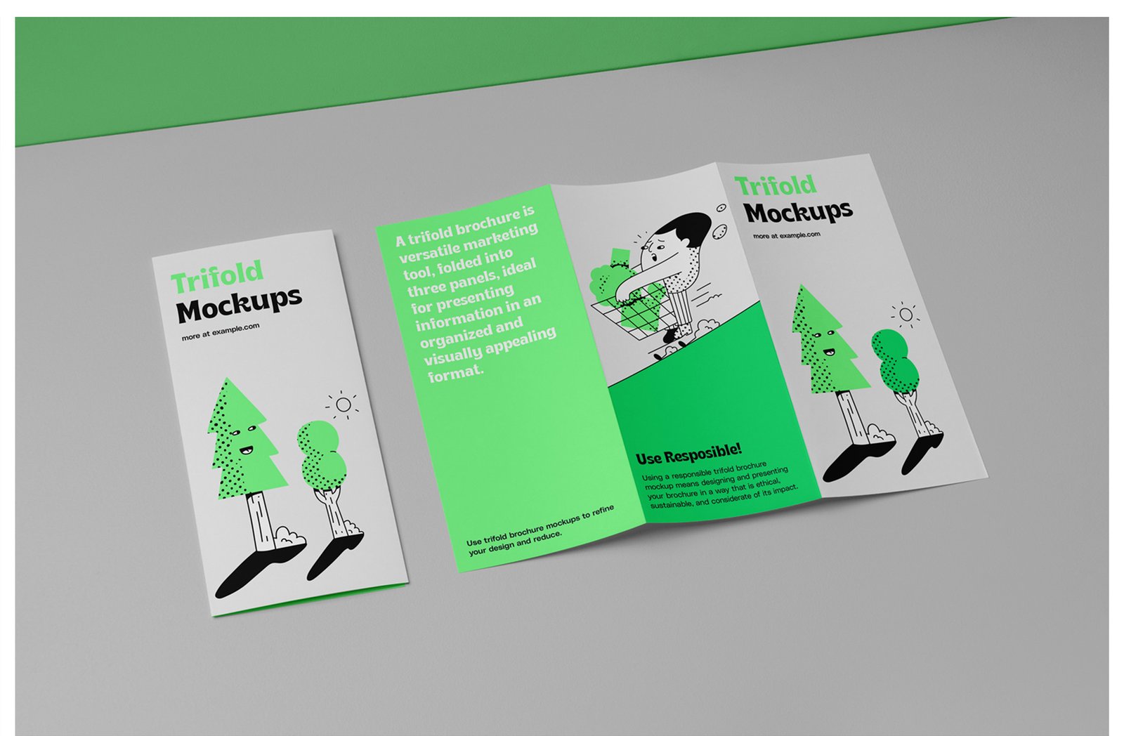 Studio Trifold Mockups
