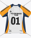 Training Jersey Hanging on a Hooked Frame Mockup