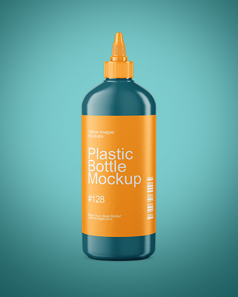 Glossy Cosmetic Bottle Mockup