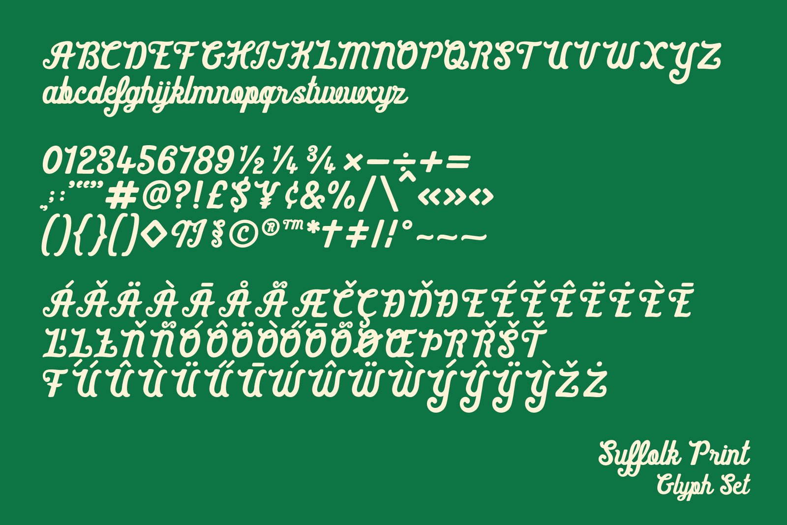 Suffolk Font Family