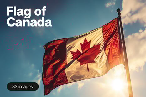 Flag of Canda - Stock Photos