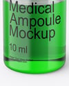 Clear Glass Medical Ampoule Mockup