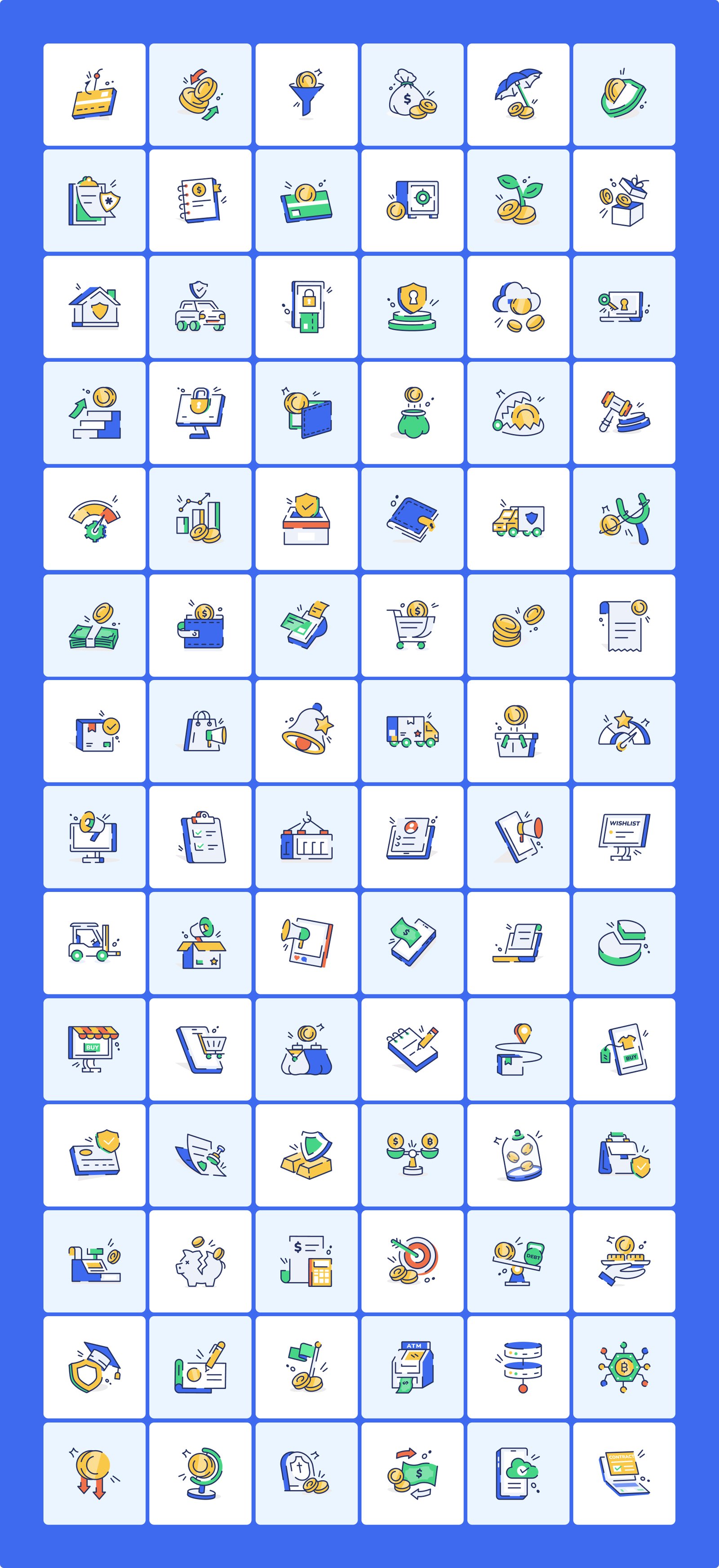 300 Finance and Operations Icons