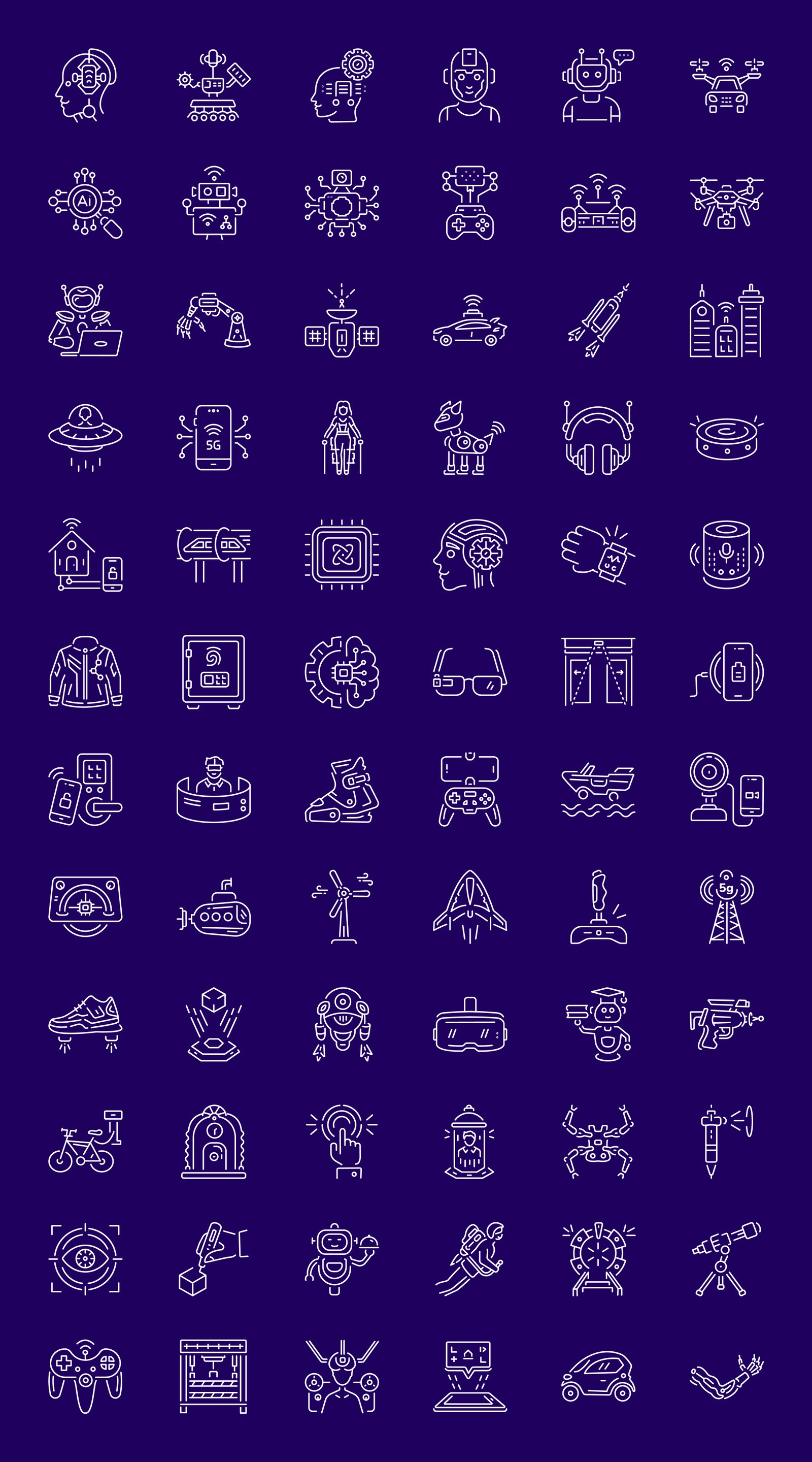 Tech and Innovation Icon Set