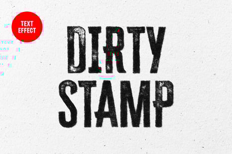 Dirty Stamp Text Effect - Add-Ons
