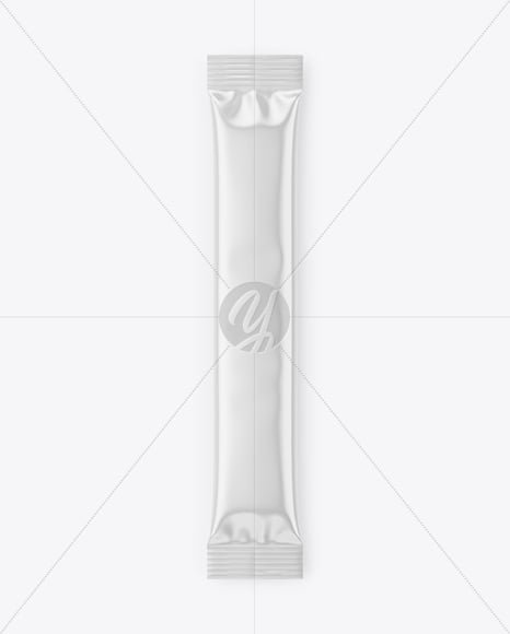 Glossy Stick Sachet Mockup