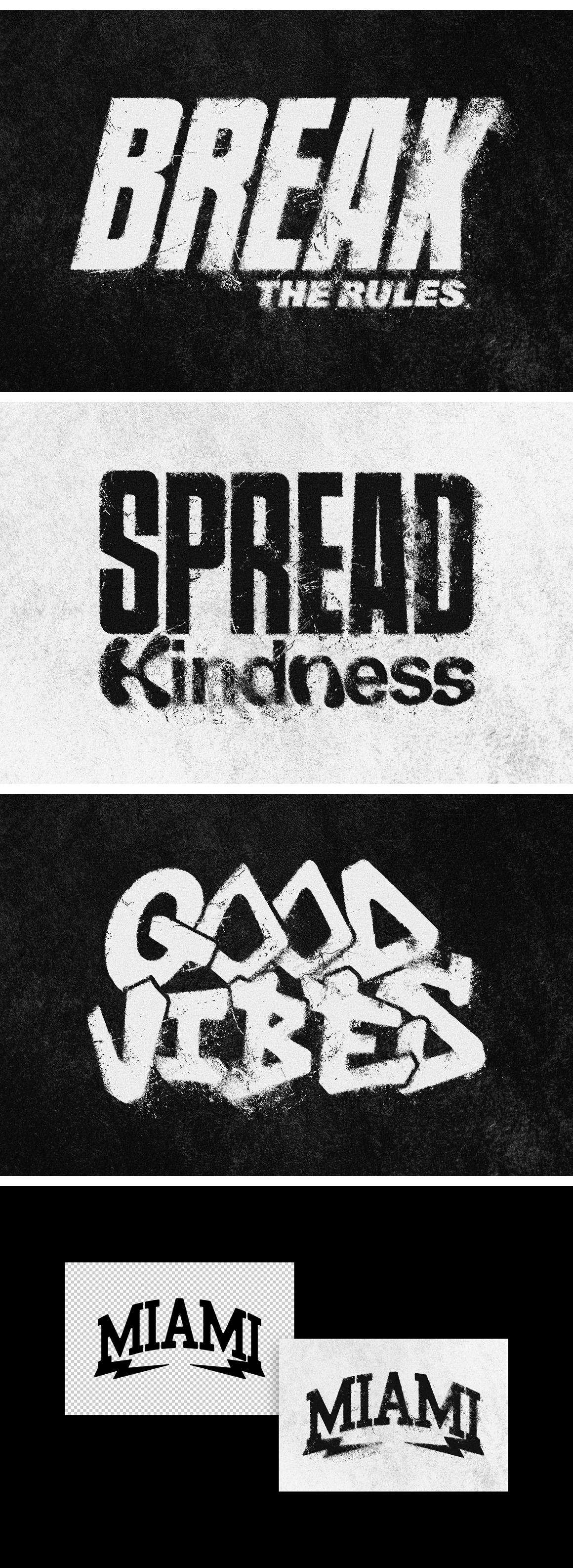 Broken Distortion Text &amp; Logo Effect