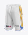 Shorts Mockup – Back Half Side View