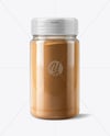 Jar with Ground Nutmeg Mockup