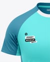 Raglan Short Sleeve Jersey Mockup