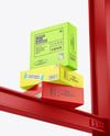 Paper Boxes on the Beams Mockup