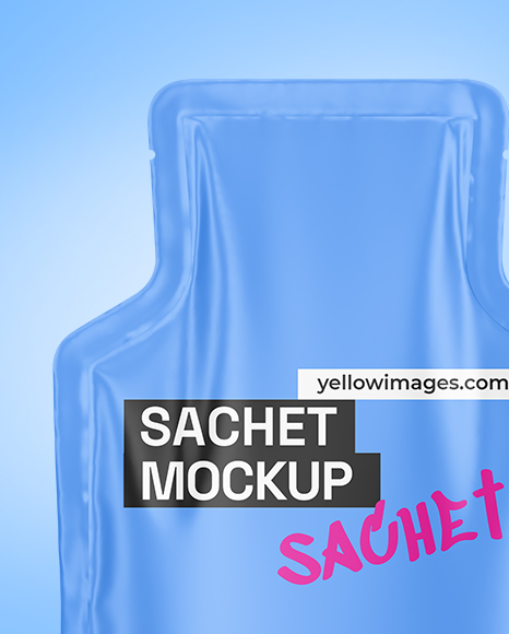 Matte Sachet Mockup