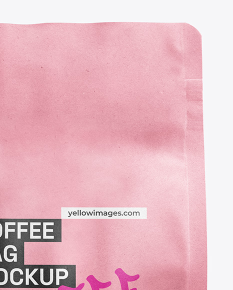 Kraft Paper Coffee Bag Mockup