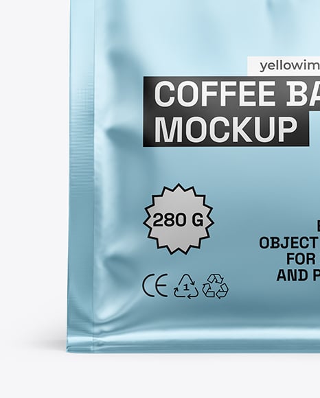 Matte Metallic Package Mockup