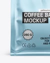 Matte Metallic Package Mockup