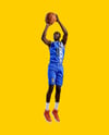 Black Man Wearing Full Basketball Kit Mockup