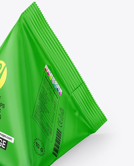 Matte Triangular Package Mockup
