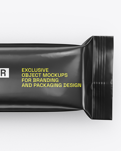 Glossy Snack Package Mockup