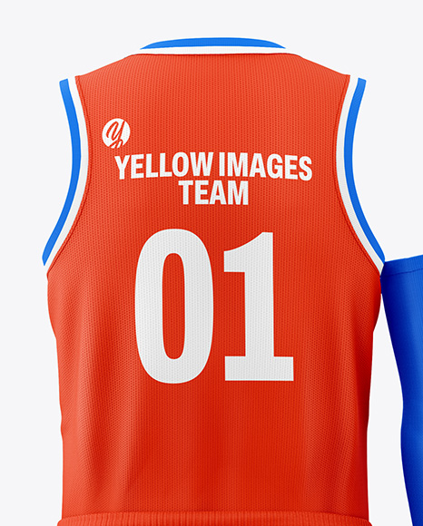Basketball Kit Mockup - Back View