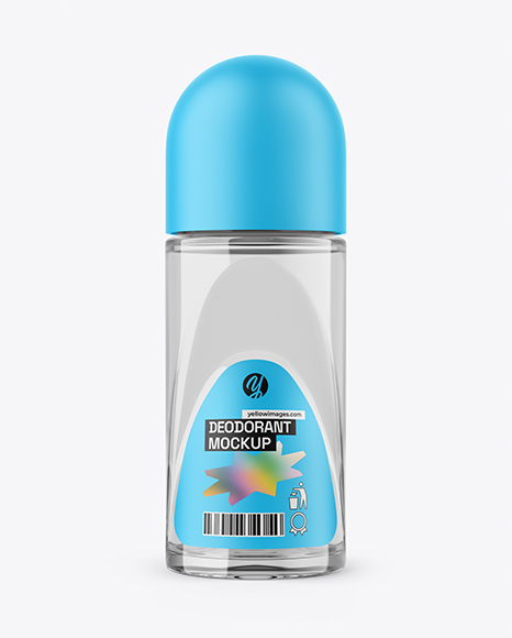 Roll-on Deodorant Mockup - Back View - Cap mockup back