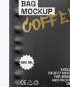 Matte Coffee Bag Mockup