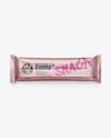 Matte Metallic Snack Package Mockup