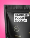 Matte Stand-up Pouch Mockup
