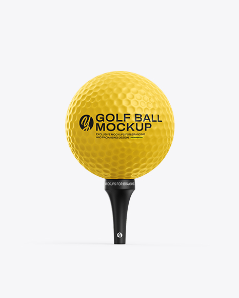 Golf Ball Mockup - PSD Mockups
