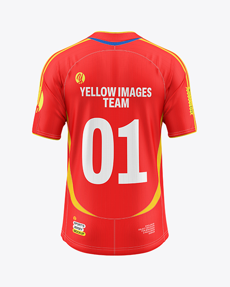 Soccer Jersey Mockup - Back View