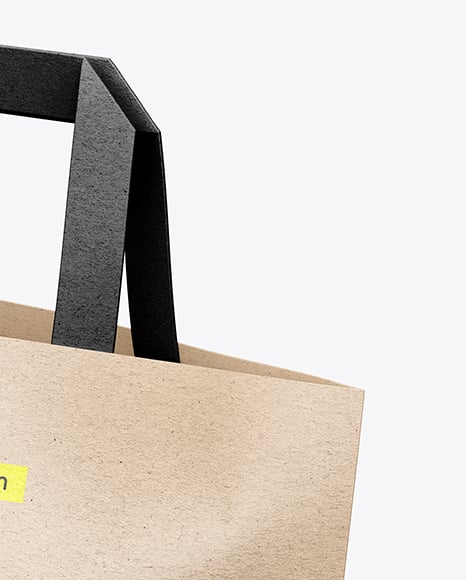 Kraft Paper Shopping Bag Mockup