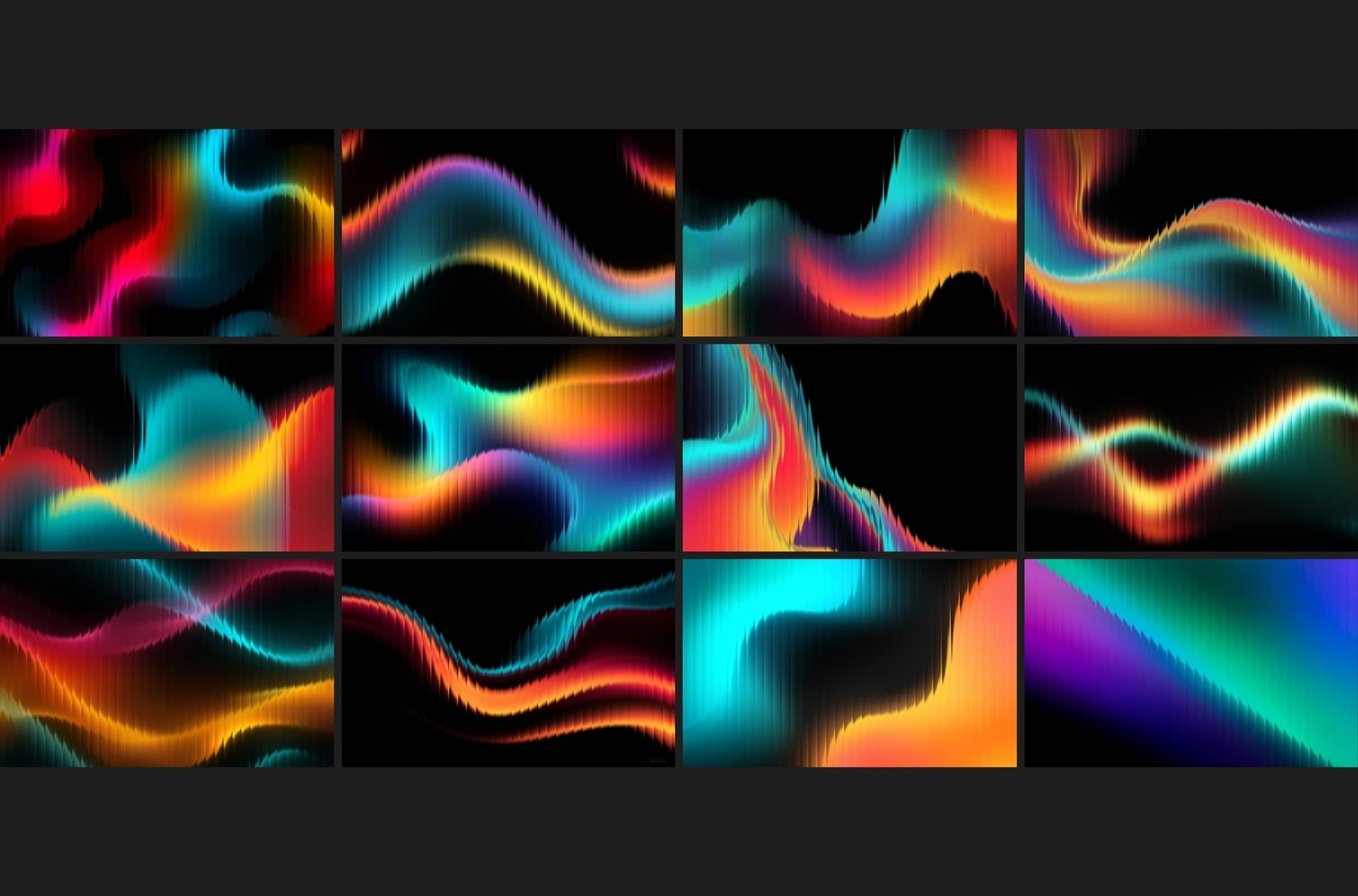 Fractal Glass Gradient Textures