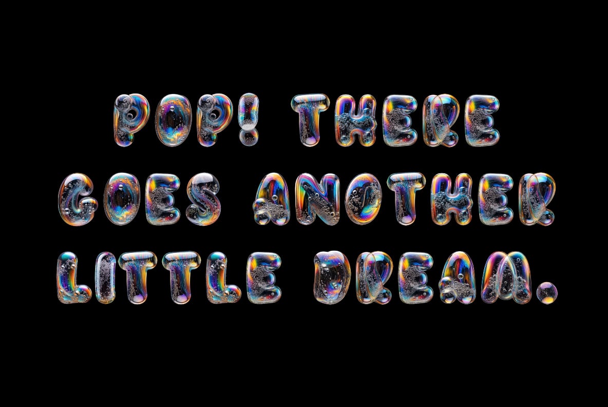 BubbleLuxe Font