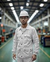 Man Wearing a Working Overalls Mockup