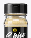 Spice Glass Jar with Garlic Powder Mockup