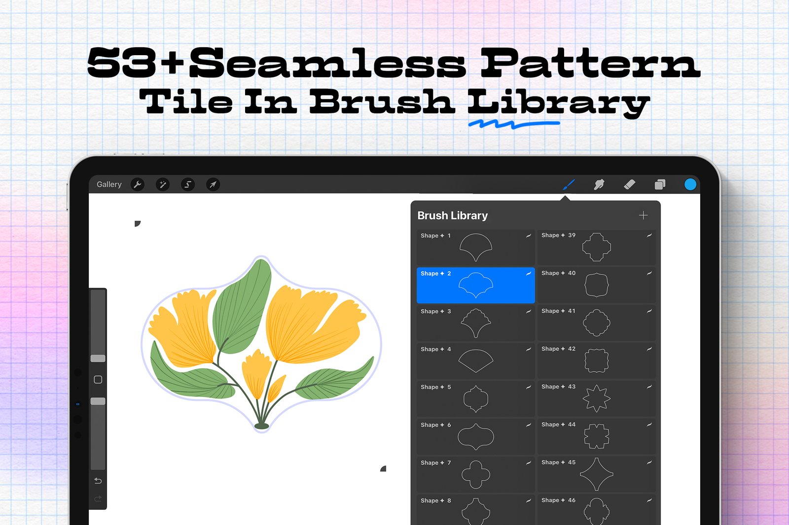 Pattern Kit - Procreate Stamp Brushes