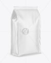 Matte Food Bag Mockup - Half-Side View